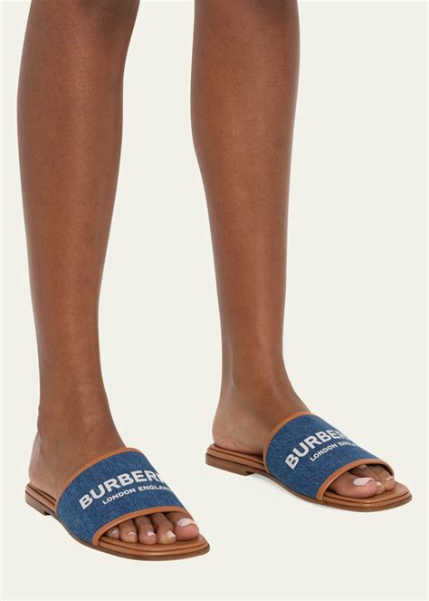 burberry slides outfit|Burberry denim slides.